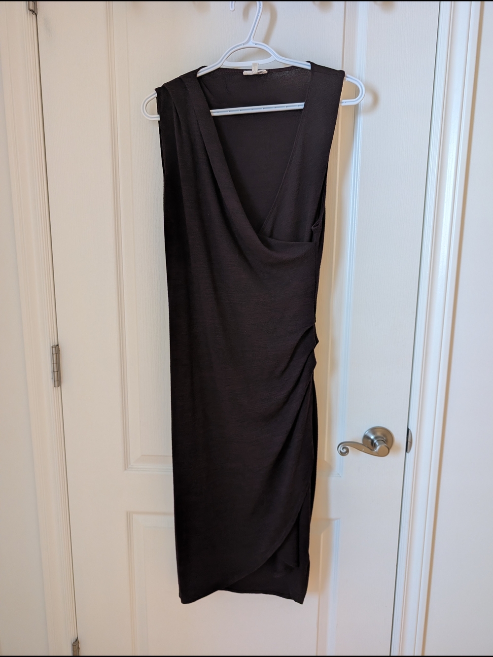 Wilfred Izadora Sleeveless Draped Midi Dress